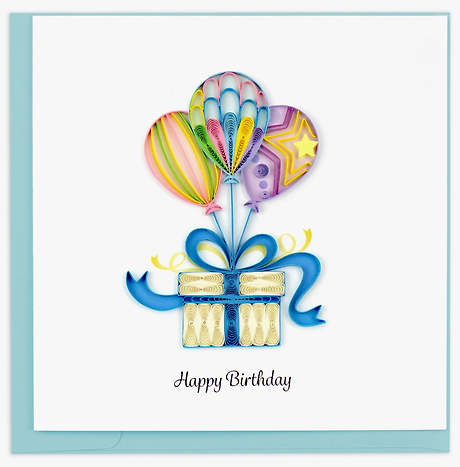 Quilled Balloon Surprise