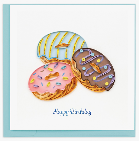Quilled Birthday Donuts