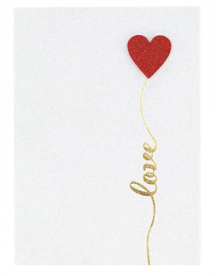 Love Balloon Valentine\'s Day Card
