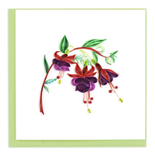 Quilled Fuchsia Card