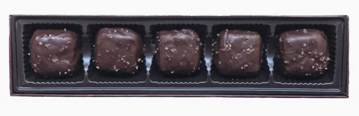 Dark Chocolate Sea Salt Caramels