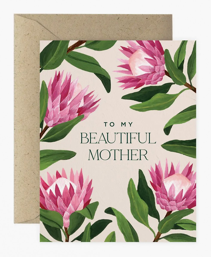 Protea Mother\'s Day Card