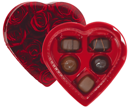 Small Chocolate Box - Red