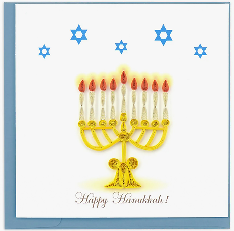 Quilled Menorah