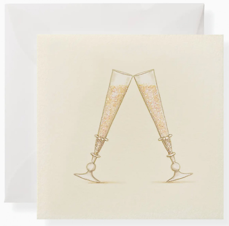 Champagne Enclosure Card