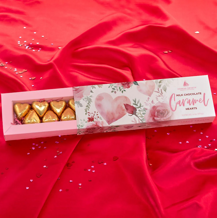 Milk Chocolate Caramel Hearts