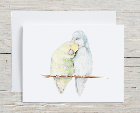 Lovebirds Card