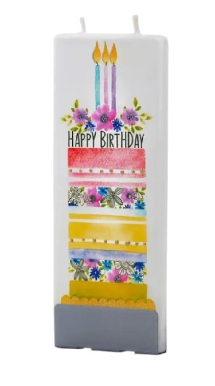 Happy Birthday Cake with Candles
