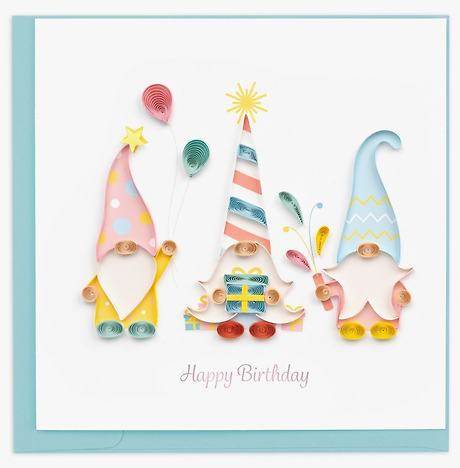 Quilled Birthday Gnomes