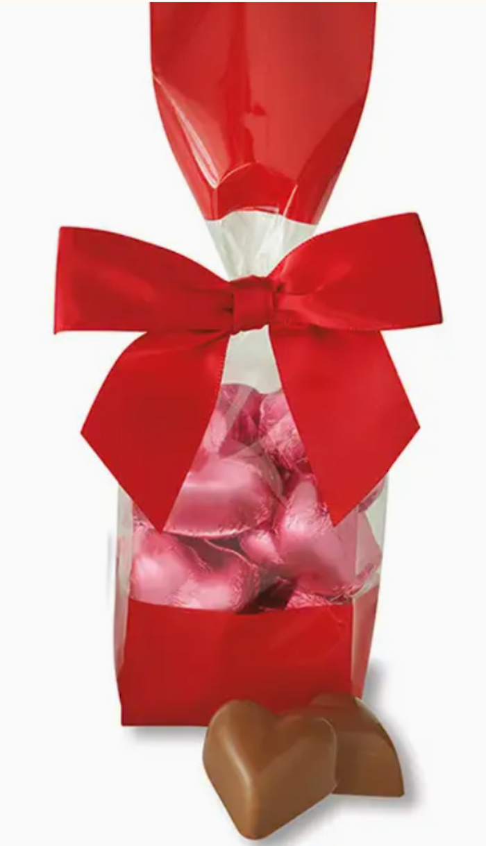 Solid Milk Chocolate Hearts
