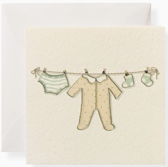 Clothesline Enclosure Card