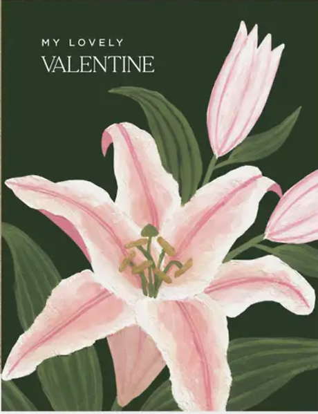 Lily Valentine Card