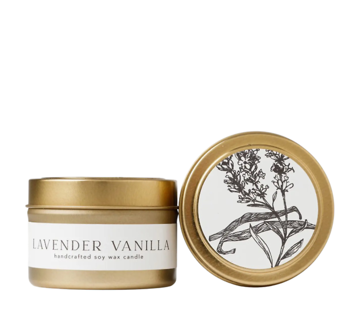 Lavender Vanilla Soy Wax Candle