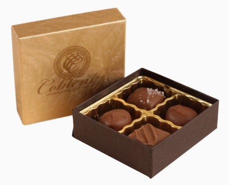Chocolates Gold Gift Box