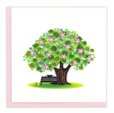 Quilled Spring Tree Card