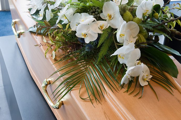 Orchid Casket Spray