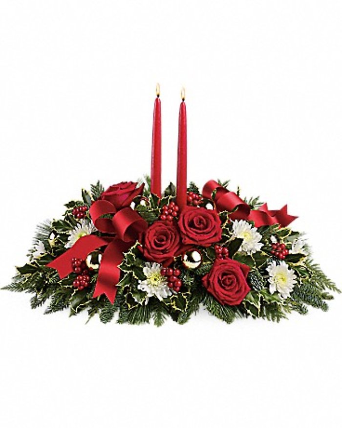 Holiday Shimmer Centerpiece