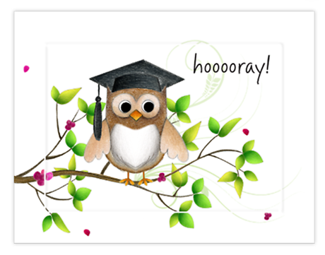 Owlet Grad Card