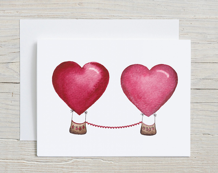 Hot Air Balloon Card