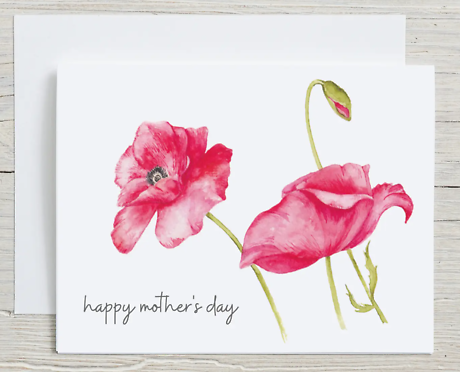 Poppies Mother\'s Day Card