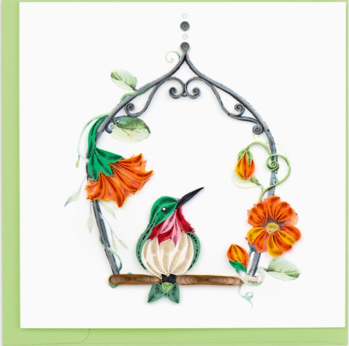 Quilled Hummingbird Swing