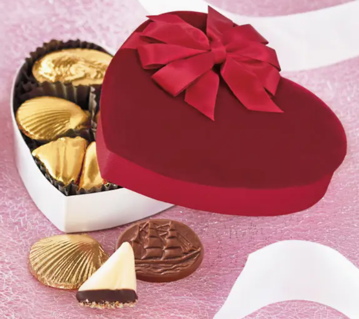 Chocolate Red Heart Box
