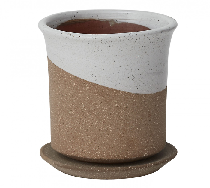 Roon Pot with Saucer 8.25\" x 7\"