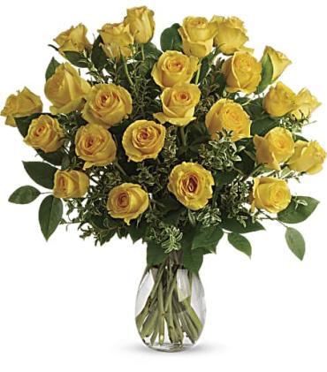 Sunny Yellow Roses